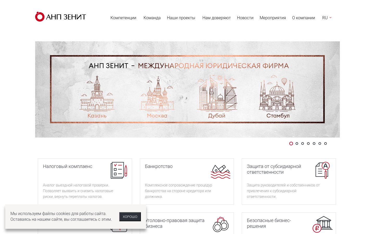 АНП ЗЕНИТ · снимок главной страницы (HOMEPAGE_SCREENSHOT)